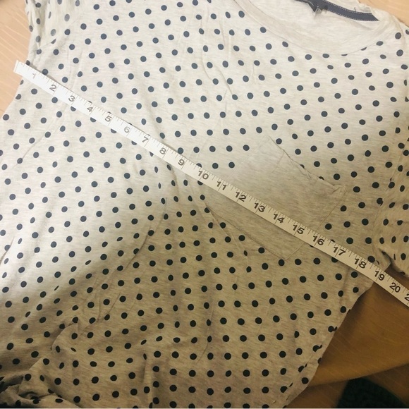 French Connection Polka Dot Pocket Tee - Picture 6 of 7